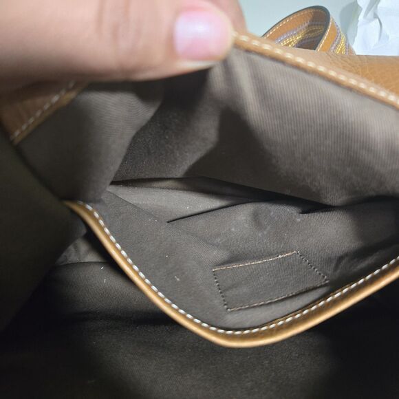 Will Leather Goods Lubbock Backpack Tan Leather Western Silver Buckle Embroidery main image 4
